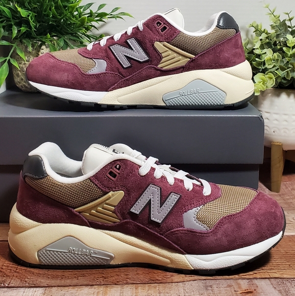 New Balance 580 Unisex MT580ECA Washed Burgundy - Picture 5 of 11